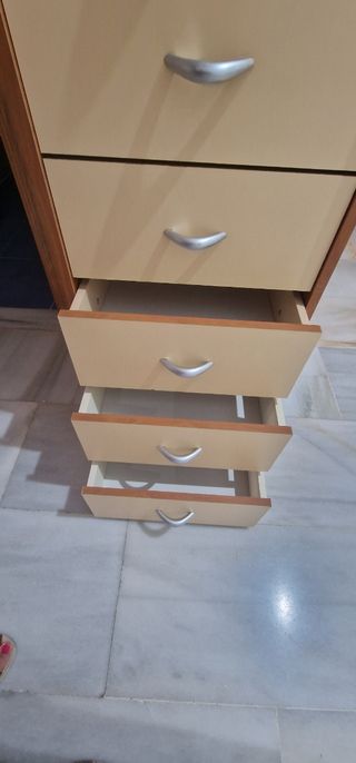 Cómoda 6 cajones - Madera