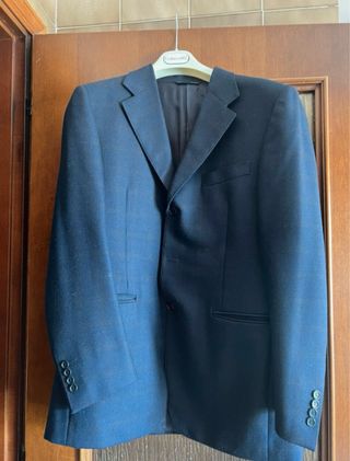 Giacca blu elegante uomo