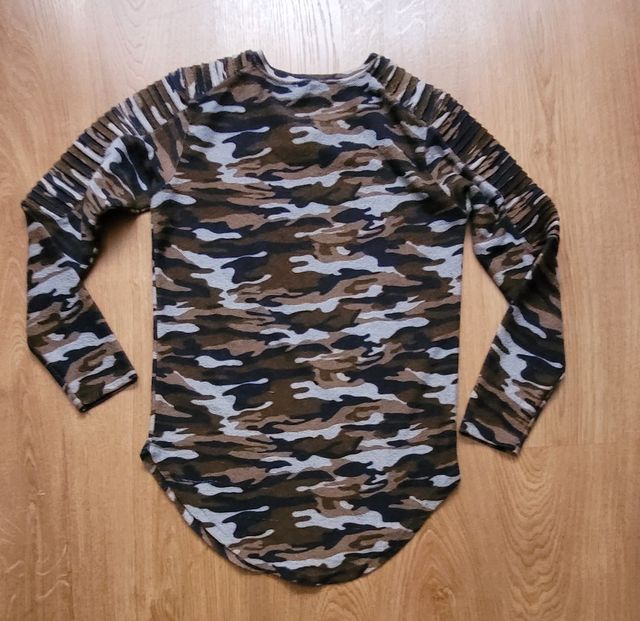 Felpa Leif Nelson mimetic Longsleeve Oversize Tg.S