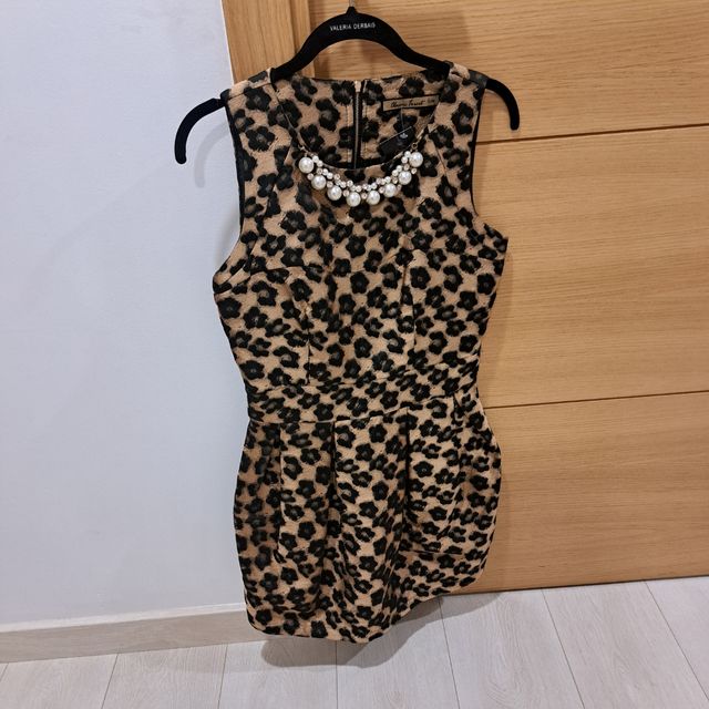 Vestido Valeria Gurrea leopardo