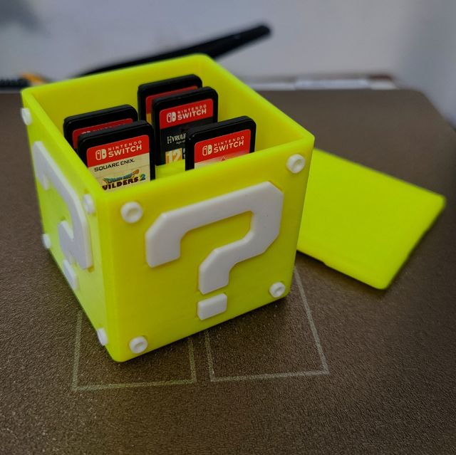 Bloque interrogante para juegos de la switch 1 y 2