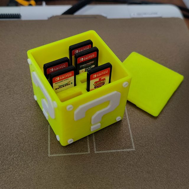 Bloque interrogante para juegos de la switch 1 y 2