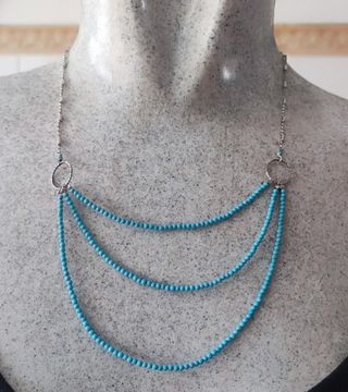 Joyas plata: collar, 