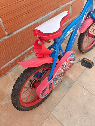 Bicicleta Spiderman niño