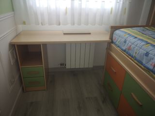 Cama nido juvenil con armario