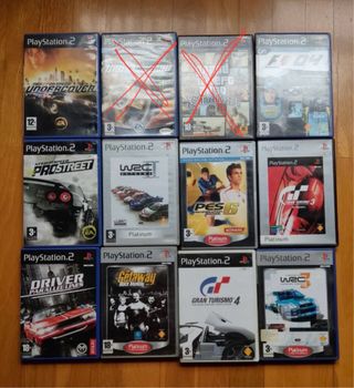 12 Juegos PS2 (PlayStation 2) - Racing & Sport