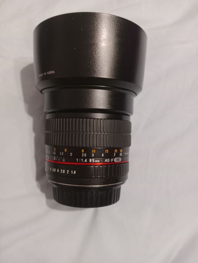 Objetivo Samyang 85mm f/1.4