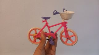 Bicicleta para Barbie rosa