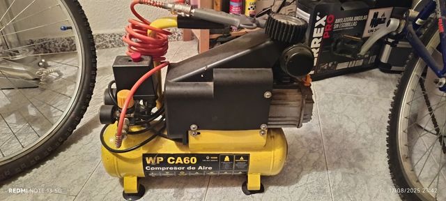 Compresor aire WP CA60 - 1000W de 8 litros.