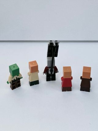 5 Villager, Pillager, Vindicator, zombi minecraft 