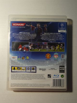 PES 2009 y 2011 PS3 Konami