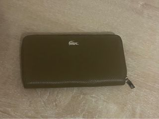 Cartera Lacoste marrón