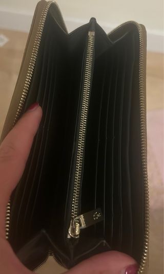 Cartera Lacoste marrón