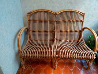 Sillones de mimbre vintage