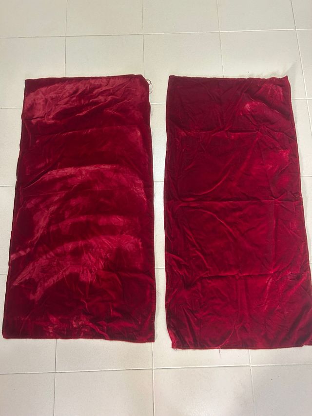 pareja de paños de terciopleo