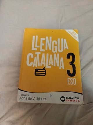 Libro Agna de Valldaura 3 ESO. Llengua catalana