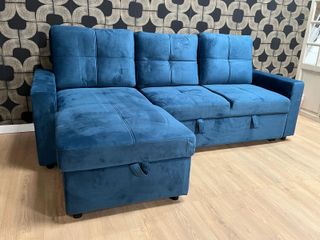 !Nuevo Sofa Cama tercio pelo Con almacenamiento!