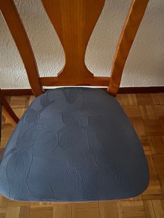 2 Sillas Comedor Madera - Azul