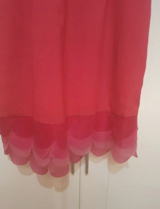 Vestido cóctel rosa fucsia