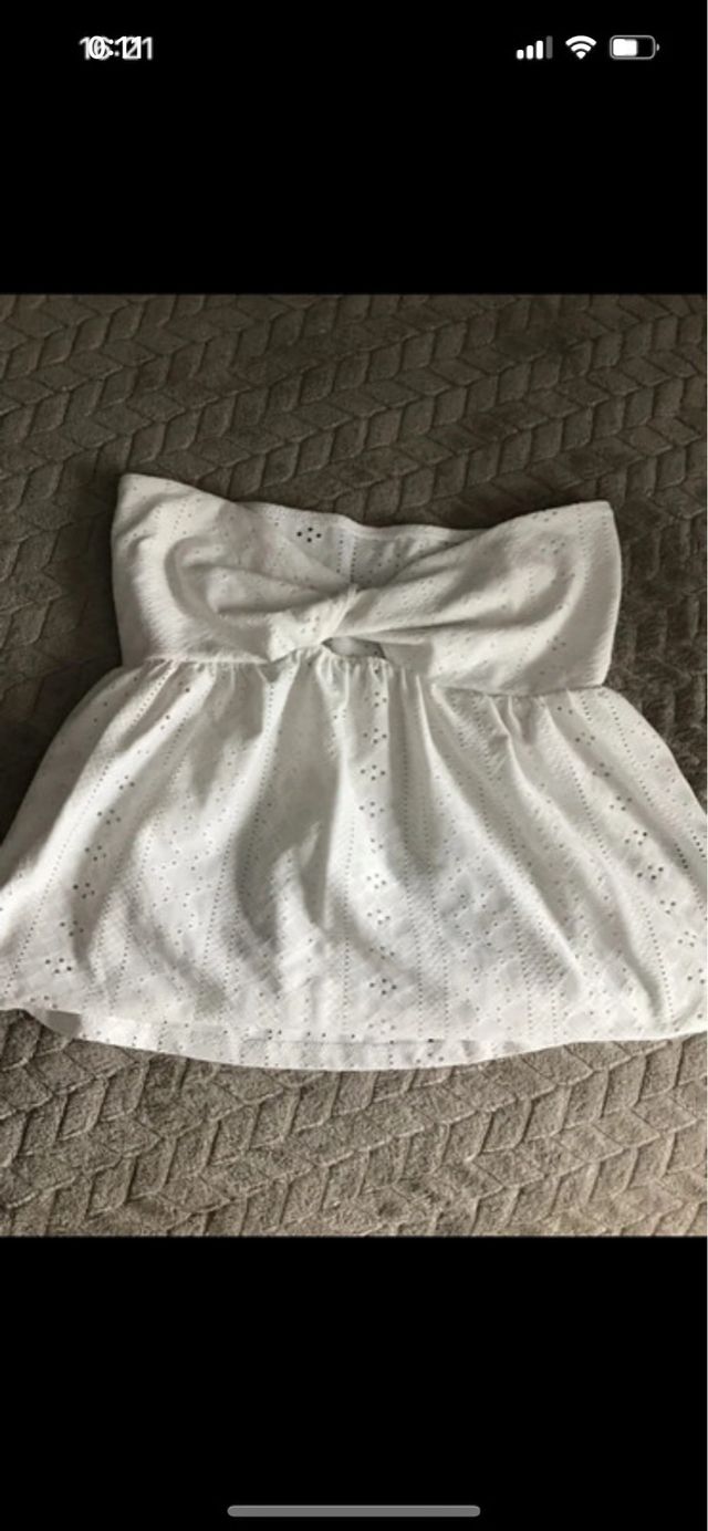 Top blanco de verano