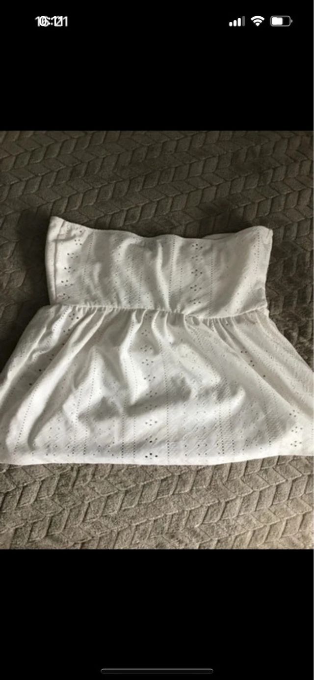 Top blanco de verano