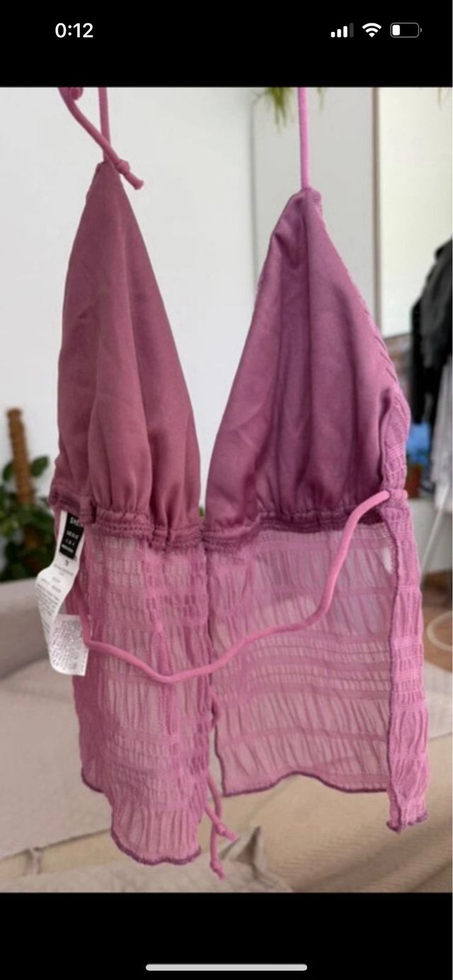 Top morado - Tirantes