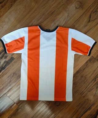 Maglietta Nike vintage a righe arancioni M