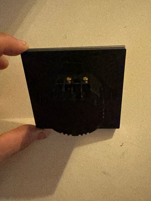 Interruptor inteligente negro