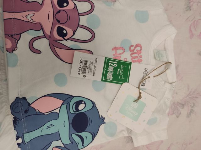 Conjunto Stitch & Angel niña