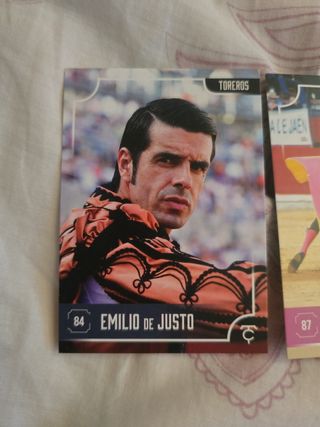 Cromo Torero Emilio de Justo

