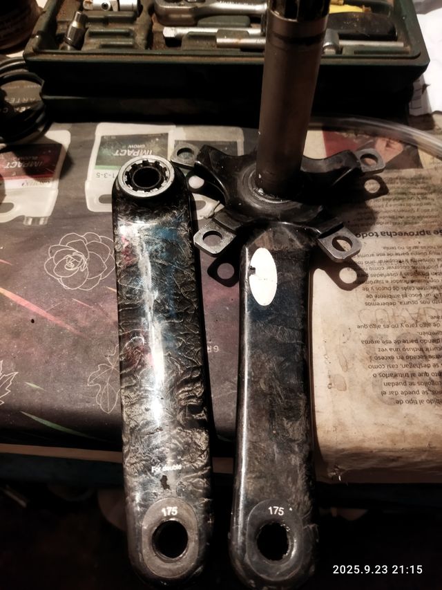 Componentes bici: 3 potencias,sillín, b