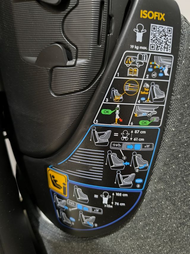 Silla BEBE CONFORT ISOFIX.GIRATORIA 360°