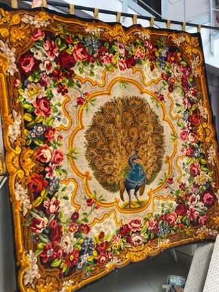 Tapiz antiguo multicolor