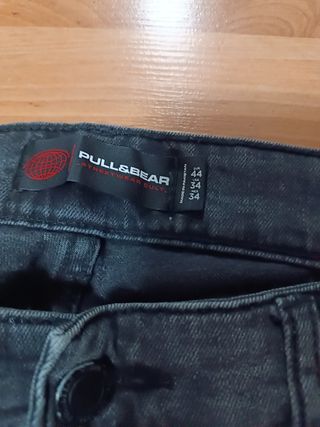 Vaqueros negros desteñidos Talla 44