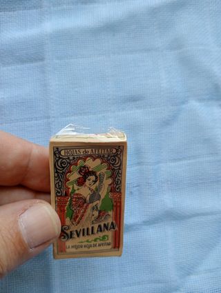 Antiguo set afeitado de barbero