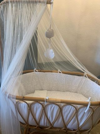 Moisés mimbre bebé Mimitos home