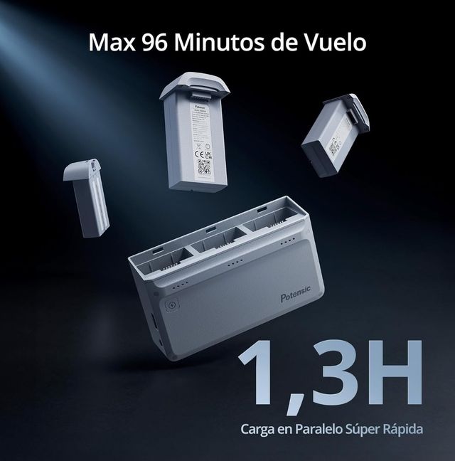 Potensic ATOM GPS Dron 4K fly more combo sin usar