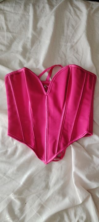 Corset rosa fucsia - Talla única