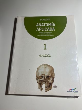 Libro Anatomía Aplicada 1 bachillerato.