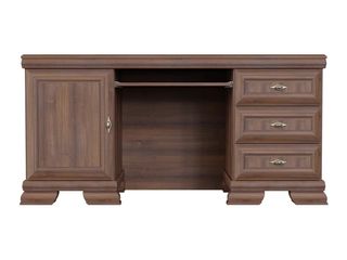 Escritorio madera maciza marrón
