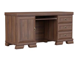 Escritorio madera maciza marrón