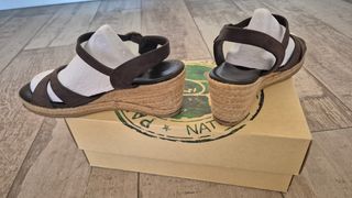 Sandalias Panama Jack Marrón 38