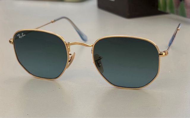 Ray-Ban RB3548N gafas sol doradas