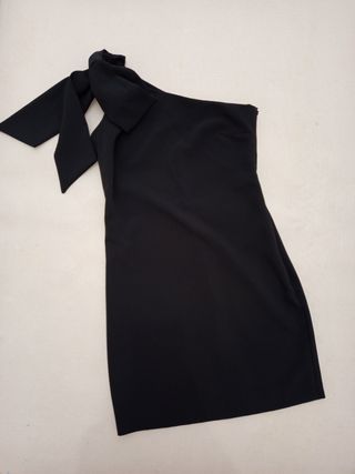 Vestido lazo hombro