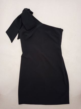 Vestido lazo hombro