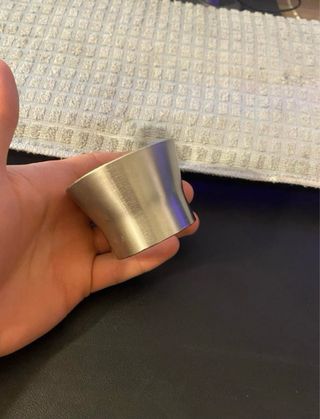 cono reductor de 2,5” a 2” inox