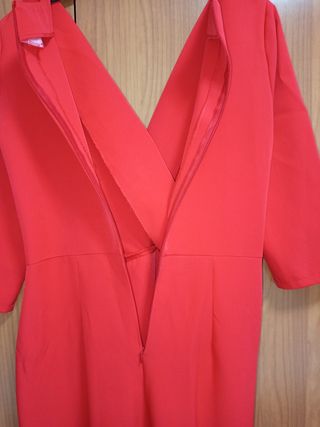 Vestido rojo fiesta- ceremonia