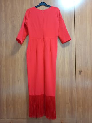 Vestido rojo fiesta- ceremonia