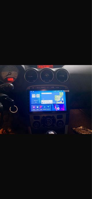 Pantalla Android Peugeot 308, 407 con ventilador 