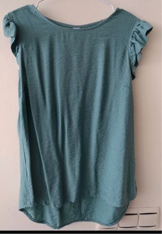 Blusa M - Verde azulado